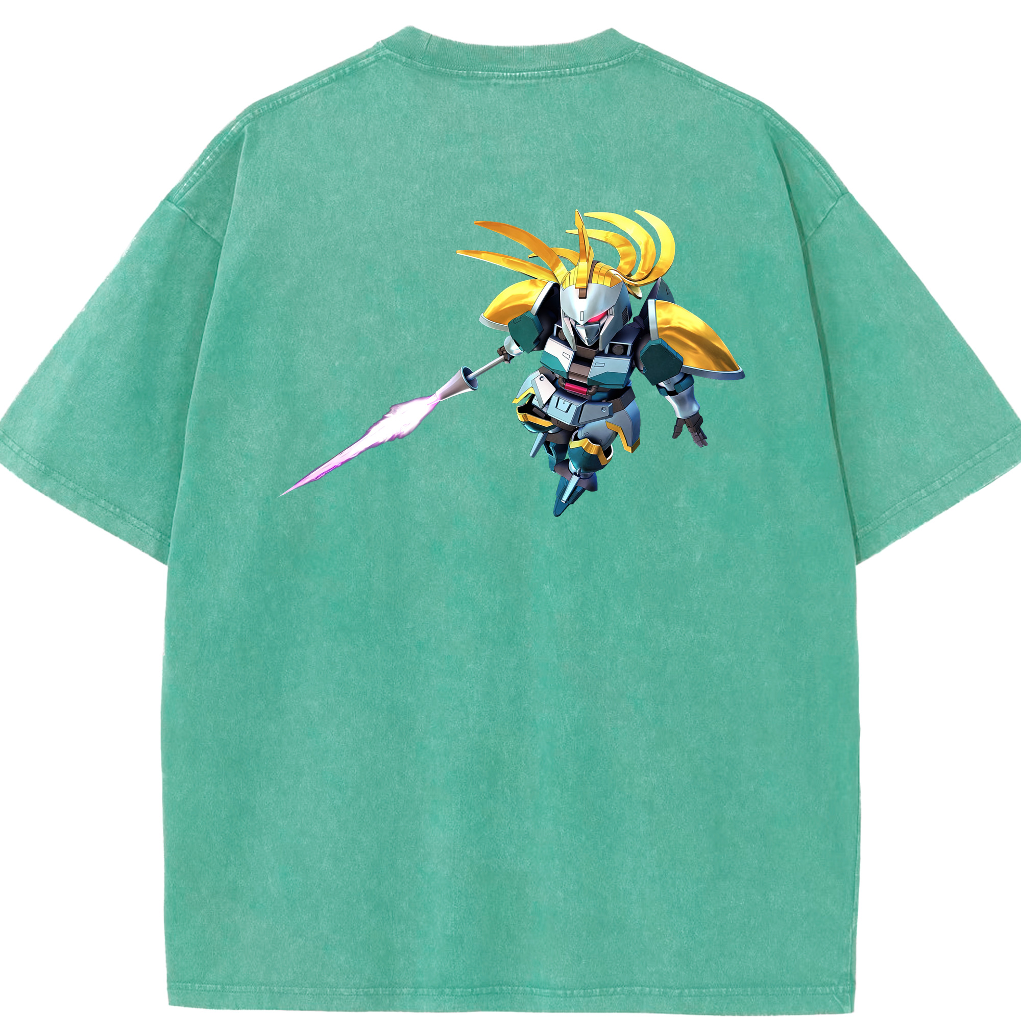 （画像用） 機動戦士ガンダム Mobile Suit Gundam 綿100% ヴィンテージ風 半袖Tシャツ（背面プリント）